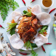 Crispy Skin Chicken in Brown Sauce 脆皮鸡（红烧汁）