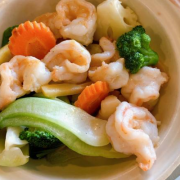 King Prawns in Garlic Sauce 蒜蓉虾球