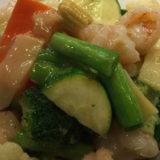 King Prawns in Ginger &amp; Shallots 姜葱大虾