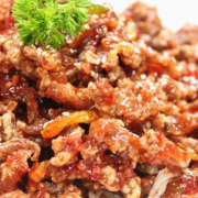 Peking Rainbow Steak 干烧甜辣酱牛柳丝