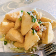 Salt &amp; Pepper Fried Bean Curd 椒盐豆腐