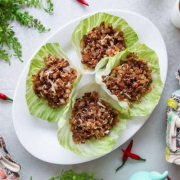 San Choy Bow (Lettuce Wrap) (4 in Serve) 生菜包（4件）